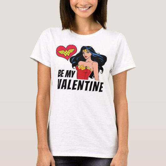 女疑問に思 あなたは素晴らしいバレンタイン Tシャツ (正面)