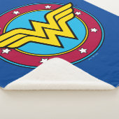 女疑問に思 |サークル&スターヴィンテージロゴ シェルパブランケット (3/4)