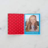 女疑問に思 |ハッピーバレンタインデー ノートカード (内部)