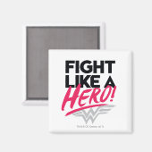 女疑問に思 – ヒーローのように戦う マグネット (正面/裏面)
