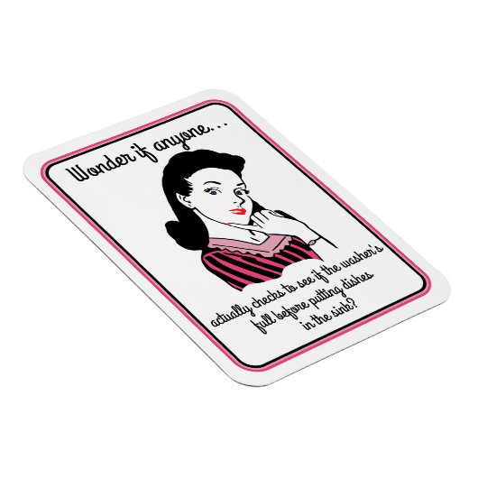 女疑問に思 マグネット (右側)