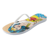 女疑問に思 |ラッソーでヴィンテージポーズ ビーチサンダル (アングル)