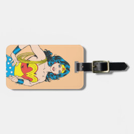 女疑問に思 |ラッソーでヴィンテージポーズ ラゲッジタグ