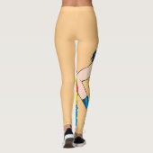 女疑問に思 |ラッソーでヴィンテージポーズ レギンス (裏面)