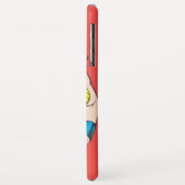 女疑問に思 |ラッソーでヴィンテージポーズ Case-Mate iPhoneケース (裏面/左)