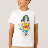 女疑問に思 |ラッソーでヴィンテージポーズ Tシャツ (正面)