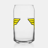 女疑問に思 |ロゴクラシックロゴ ガラス缶 (左)