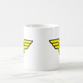 女疑問に思 |ロゴクラシックロゴ コーヒーマグカップ (中央)