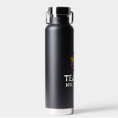 女疑問に思 |円と星のロゴ ウォーターボトル (正面)