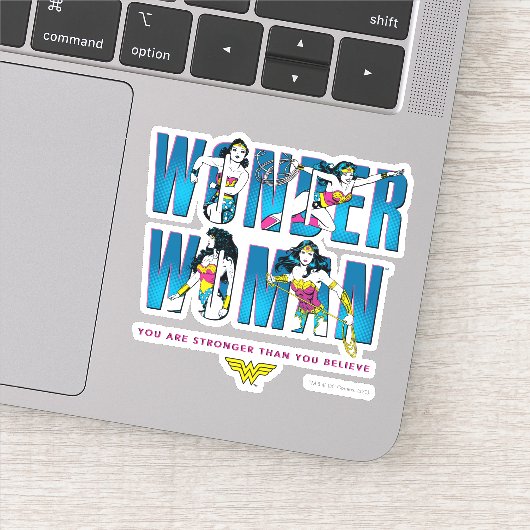 女疑問に思「君は君より強い信じ」 シール (詳細)