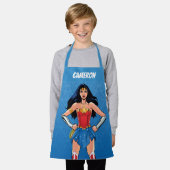 女疑問に思 – 平和のための戦い エプロン (着用した状態)