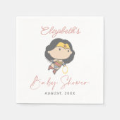 女疑問に思 |新生児来の近日 スタンダードカクテルナプキン (正面)