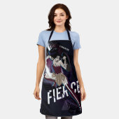 女疑問に思 – 激 エプロン (着用した状態)