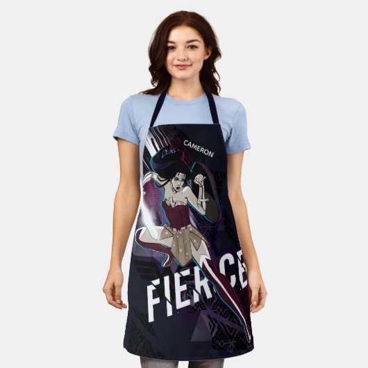 女疑問に思 – 激 エプロン (着用した状態)