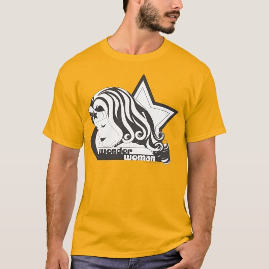 女疑問に思B&Wスター Tシャツ (正面)