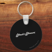 女疑問に思B&Wロゴ1 キーホルダー (正面)