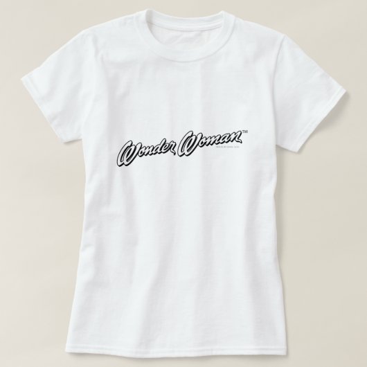 女疑問に思B&Wロゴ1 Tシャツ (デザイン正面)