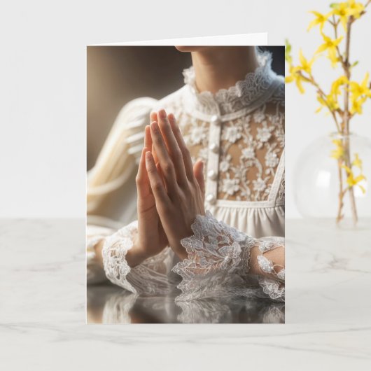 女祈が考え君に カード (黄色い花)