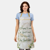 女祈性 エプロン (着用した状態)