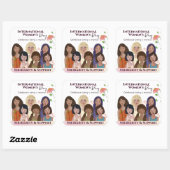 女祝の日ポートレート スクエアシール (シート)