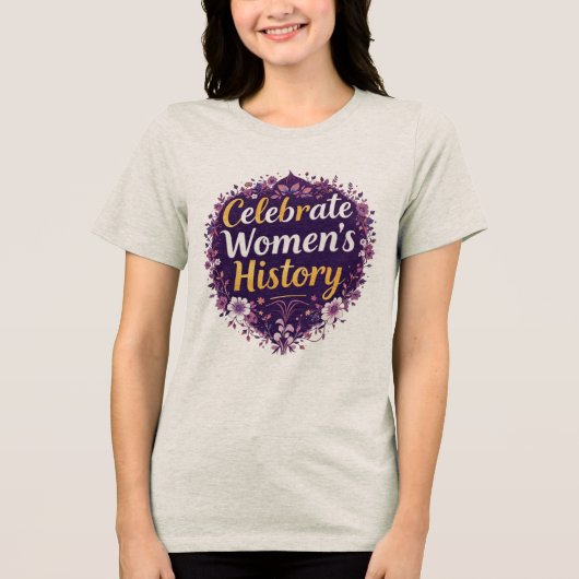 女祝歴の月 トライブレンドＴシャツ (正面)