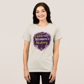 女祝歴の月 トライブレンドＴシャツ (正面全面)