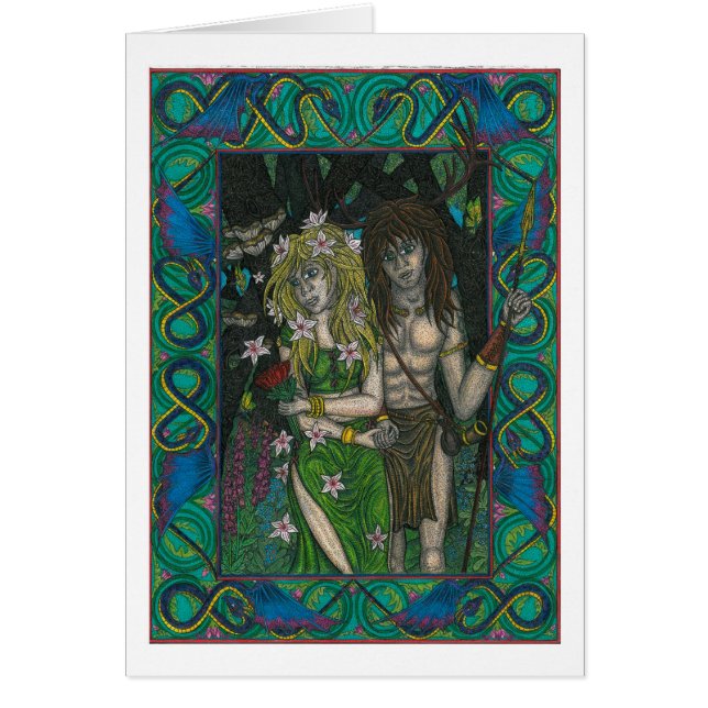 女神および神 (正面)