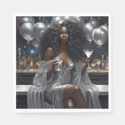 女神お祝いナプキンス スタンダードランチョンナプキン (正面)