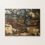 女神が運の歯車を回す（バーヌ・ジョーンズ） ジグソーパズル (横)