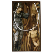 女神が運の歯車を回す(バーヌ・ジョーンズ) スモールペーパーバッグ (裏面)