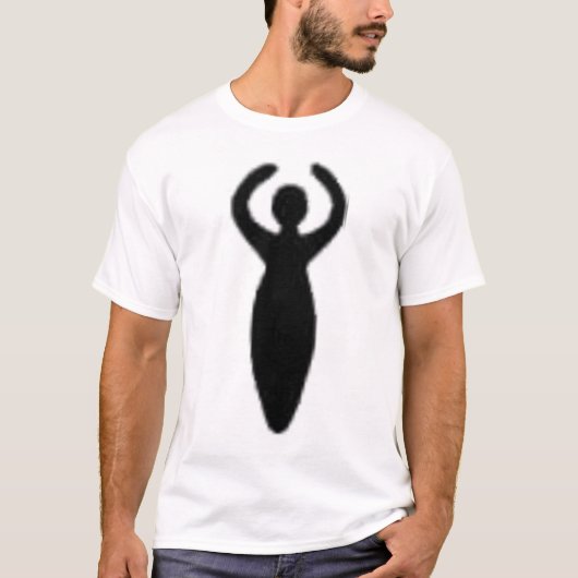女神で私達は信頼します Tシャツ (正面)