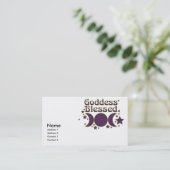 女神によって賛美される名刺 名刺 (スタンド正面)