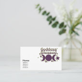 女神によって賛美される名刺 名刺 (スタンド正面)