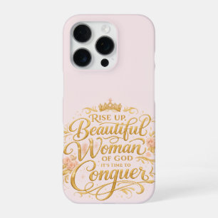 女神のピンクの輝き iPhone 16 PROケース