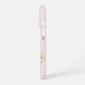 女神のピンクの輝き iPhoneケース (左側面)
