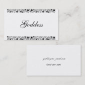 女神のプロフィールカード 名刺 (正面/裏面)