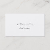 女神のプロフィールカード 名刺 (裏面)