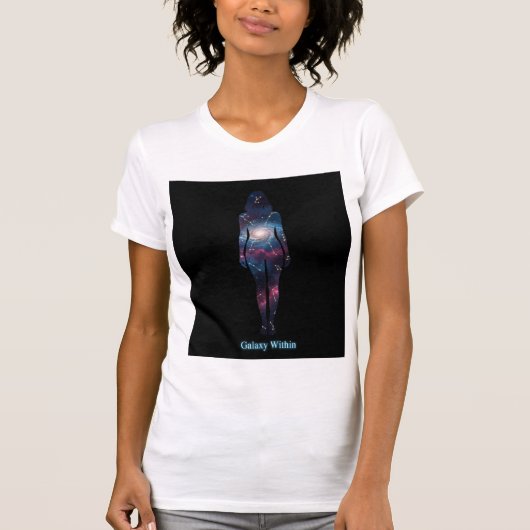 女神の中の銀河 Tシャツ (正面)