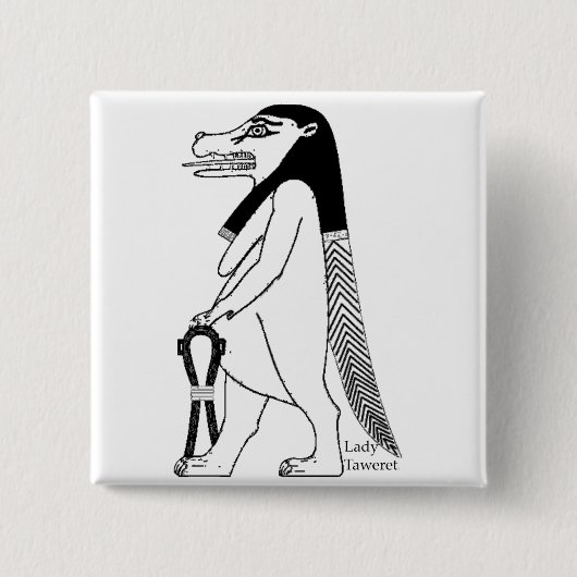 女神の体: 缶バッジ (正面)