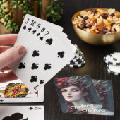 女神の冬のファンタジーフローラポートレート トランプ (インサイチュ)