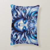 女神の天の青の頭1月 –  アクセントクッション (裏面(縦))