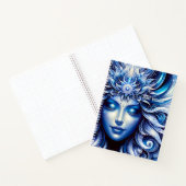 女神の天の青の頭1月 –  ノートブック (内部)