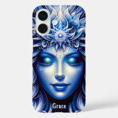 女神の天の青の頭1月 –  Case-Mate iPhoneケース (裏面)