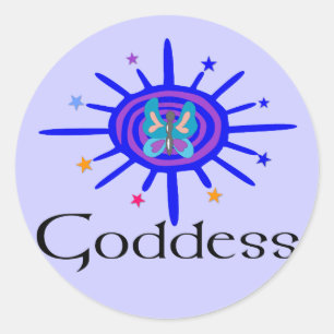 女神の太陽と星 ラウンドシール