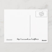 「女神の心を解き放て」はがき ポストカード (裏面)