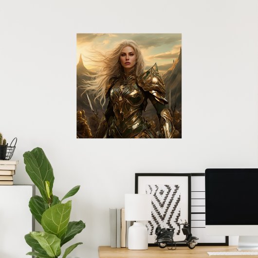 女神の戦士 ポスター (ホームオフィス)