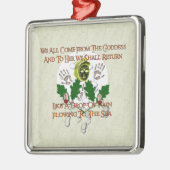 女神の歌 メタルオーナメント (左)