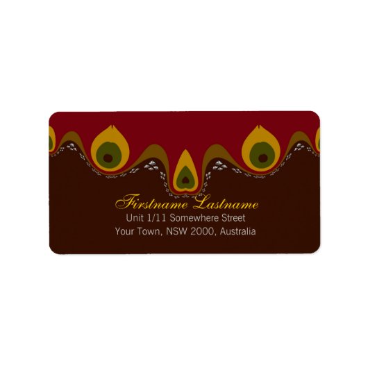 女神の炎の特殊ラベル ラベル (正面)