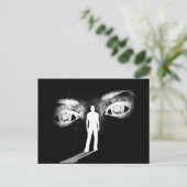 女神の目（黒） ポストカード (スタンド正面)