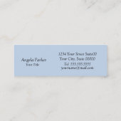 女神の細い名刺 スキニー名刺 (裏面)